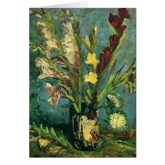 Vase con Gladioli (F248a) Bella Artes Van Gogh (Frente)