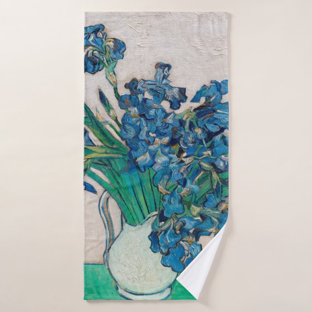 Vase con irlandeses, Van Gogh (Toalla de baño)