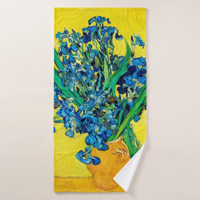 Vase con irlandeses, Van Gogh (Toalla de baño)