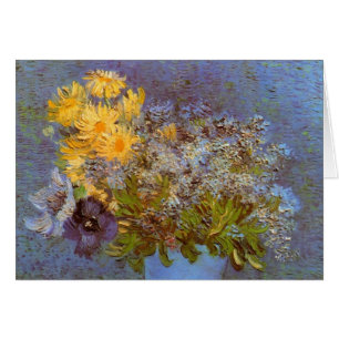 Vase con Lilacs y Daisies por Vincent van Gogh