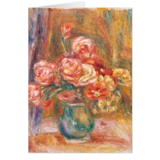 Vase de Rosas Auguste Renoir Bella Artes (Frente)