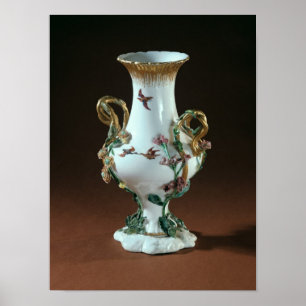Vase Duplessis' con decoración de oro