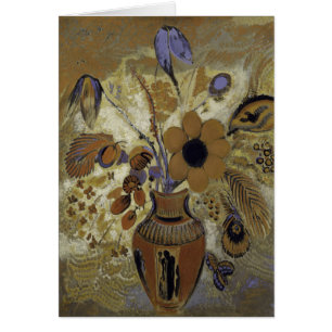 Vase etrusca con flores