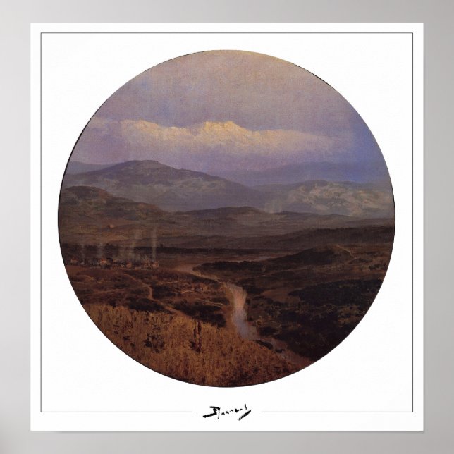 Vasily Polenov Poster de arte Zedign #180 (Frente)