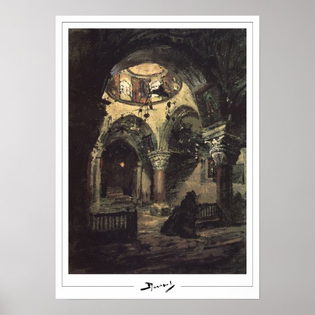 Vasily Polenov Poster de arte Zedign #184 (Frente)