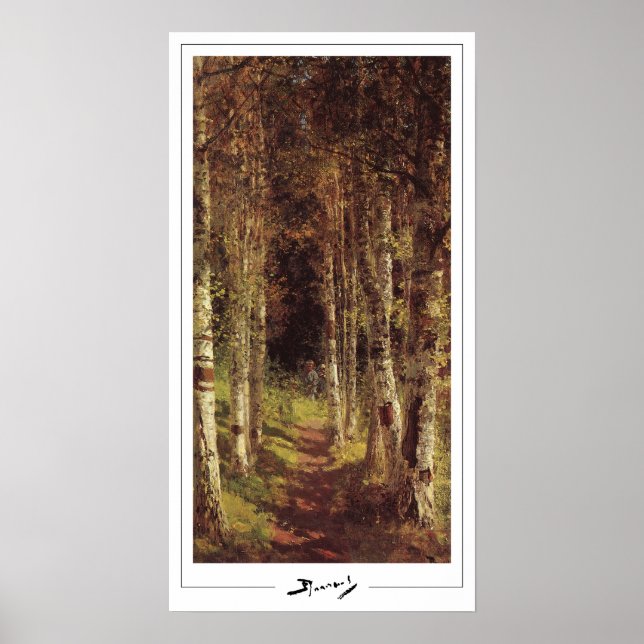 Vasily Polenov Poster de Arte Zedign #1988 (Frente)