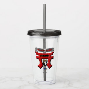 Vaso Acrílico 101.ª División Aerotransportada Rakkasans
