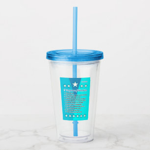 Vaso Acrílico 11 Finalidades de la educación