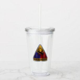 Vaso Acrílico 1.ª División Acorazada "Viejas Ironsidas"