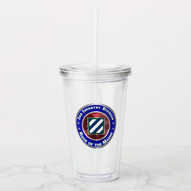 Vaso Acrílico 3.ª roca de la División de Infantería del Marne (Anverso)
