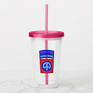 Vaso Acrílico 82.ª División Aérea "Esposa de Paracaidistas"