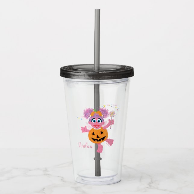 Vaso Acrílico Abby Cadabby | Cuta como calabaza (Anverso)