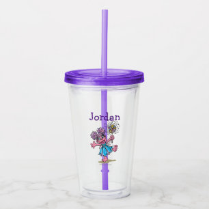 Vaso Acrílico Abby Cadabby Retro Art