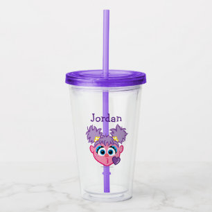 Vaso Acrílico Abby Face lanzando un beso