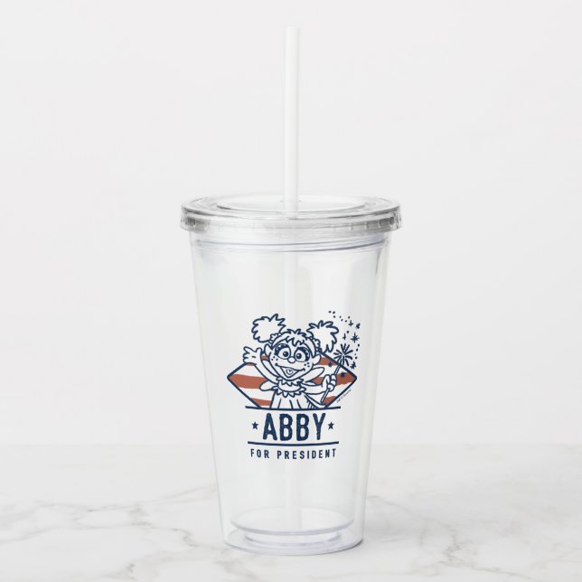 Vaso Acrílico Abby Para Presidente (Anverso)