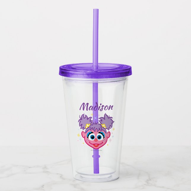 Vaso Acrílico Abby Smiling Face (Anverso)
