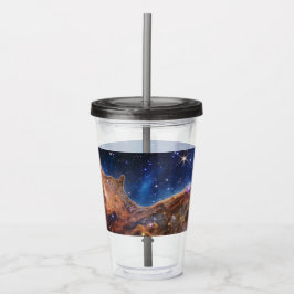 Vaso Acrílico Acantilados cósmicos Telescopio web Carina Nebula