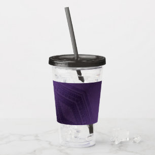 Vaso Acrílico Aceptación Patrón de Boho ecléctico violento
