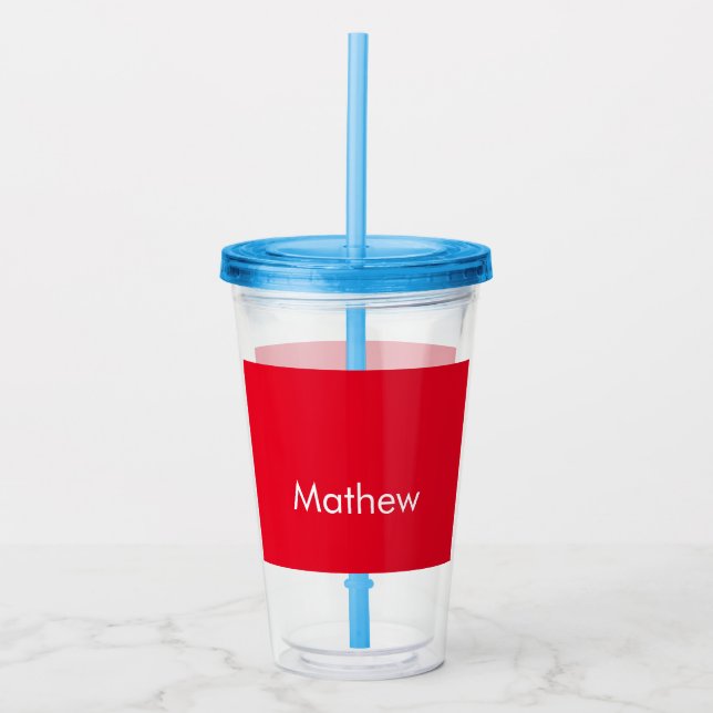 Vaso Acrílico Acrylic Tumbler (Anverso)