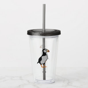 Vaso Acrílico Adorable Personalizado Permanente de la Aleta de P