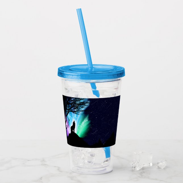 Vaso Acrílico Afeite nocturno (Anverso (hielo))