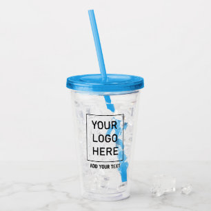 Vaso Acrílico Agregar el logotipo de su empresa y el Personaliza