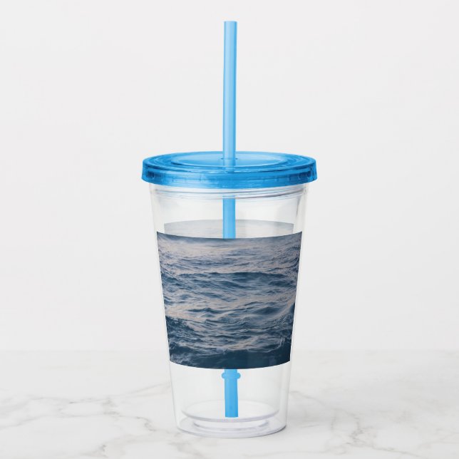 Vaso Acrílico Aguas de mar cerradas (Anverso)