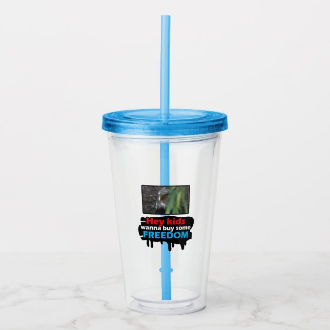 Vaso Acrílico Águila de la libertad (Anverso)