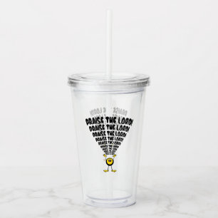 Vaso Acrílico Alabar a la Emoji del Señor