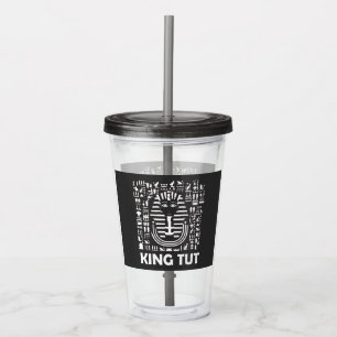 Vaso Acrílico Alfabeto jeroglífico jeroglífico de rey de Egipto