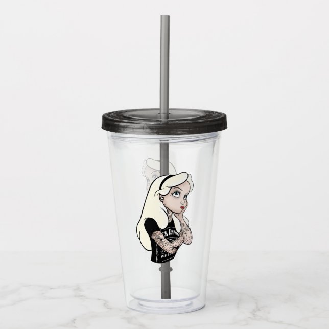 Vaso Acrílico Alicia (Anverso)