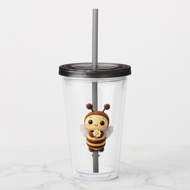 Vaso Acrílico Almohada Decorativa (Anverso)