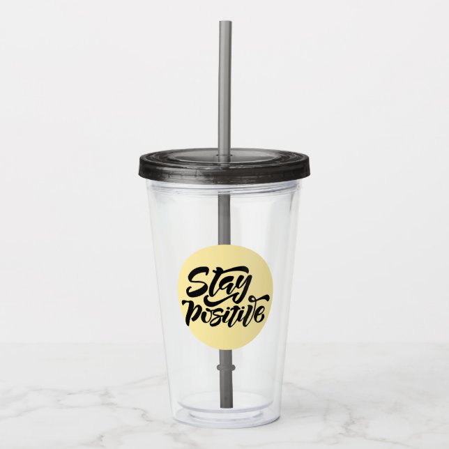 Vaso Acrílico Amarillo positivo (Anverso)