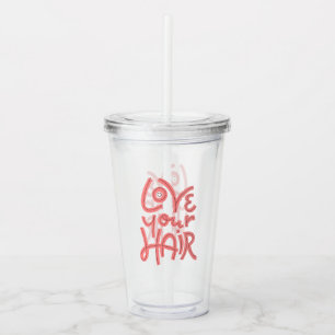 Vaso Acrílico Ame su pelo