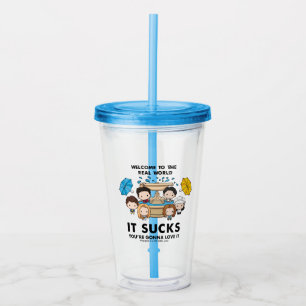 Vaso Acrílico AMIGOS™ Bienvenidos a la teoría de la teoría del