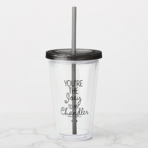 Vaso Acrílico AMIGOS™ Eres el Joey de mi Chandler