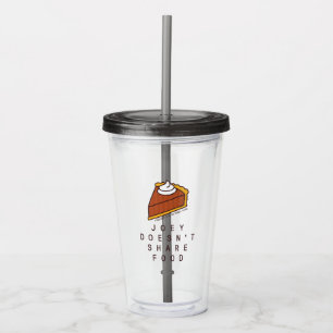 Vaso Acrílico AMIGOS™ Joey no comparte comida