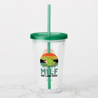 Vaso Acrílico Amor Ranas Tumbler Acrílico