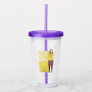 Vaso Acrílico Amy   Chica del centro de Hipster Fiesta