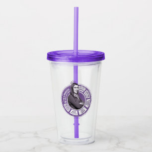 Vaso Acrílico Amy Farrah Fowler Info Graphic