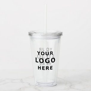 Vaso Acrílico Añadir el logotipo de su empresa Sencilla promoció