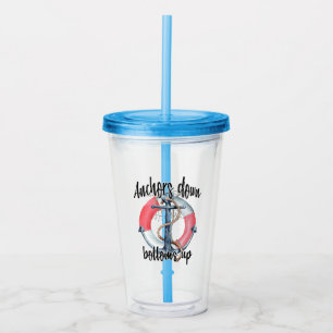 Vaso Acrílico Anclajes hacia arriba PERSONALIZAR