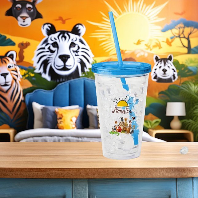Vaso Acrílico Animales del niño personalizado (Subido por el creador)
