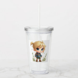 VASO ACRÍLICO ANIME CLEAR TUMBLER
