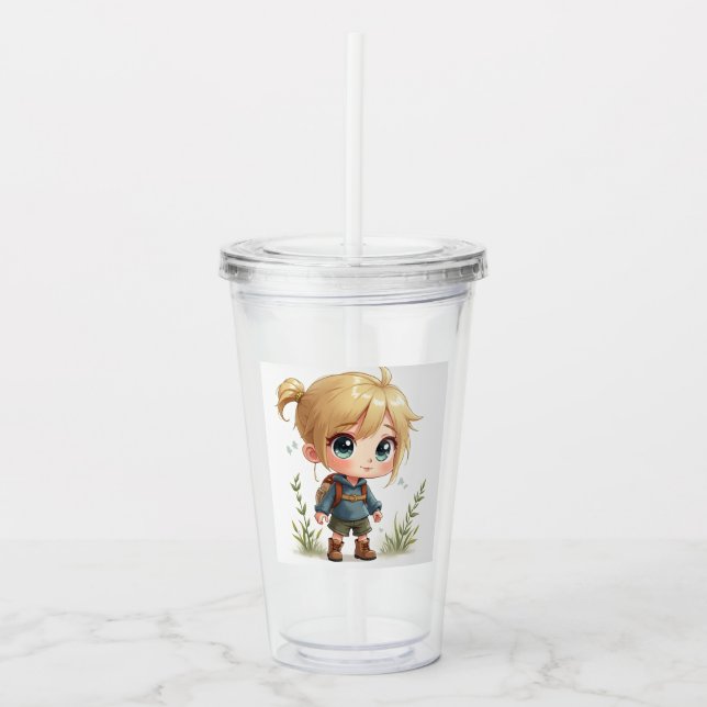 VASO ACRÍLICO ANIME CLEAR TUMBLER (Anverso)