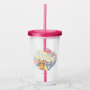 Vaso Acrílico Anime Magical Candyland con Jerry y Tuffy
