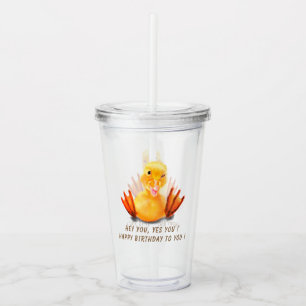 Vaso Acrílico Aniversario del Pato Amarillo Tumbler acrílico