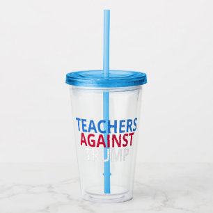 Vaso Acrílico Anti-Trump - Maestros contra Trump