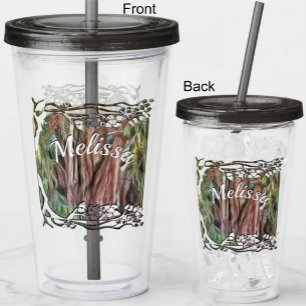 Vaso Acrílico Árbol de Tule Oaxaca OAX1