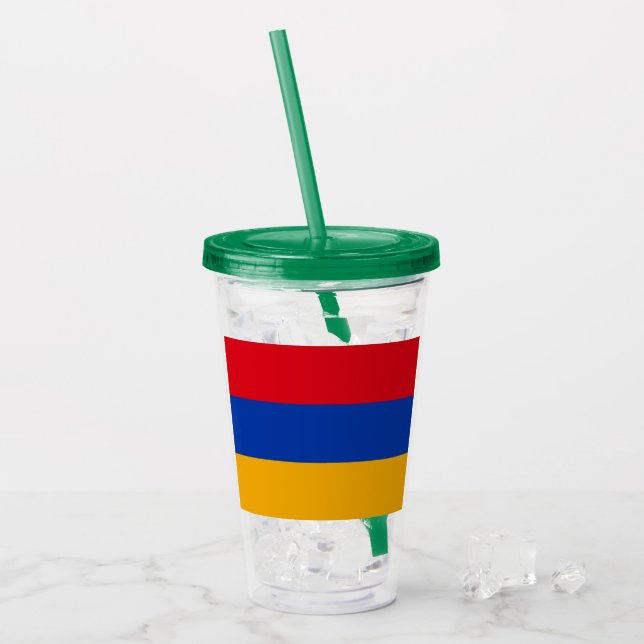 Vaso Acrílico Armenia (Anverso (hielo))